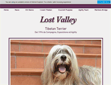 Tablet Screenshot of lostvalleytibetanterrier.com